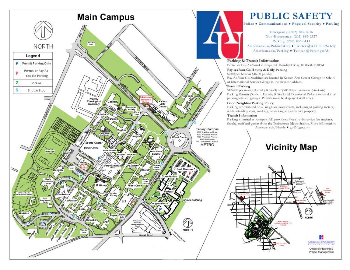 Karte von au-campus
