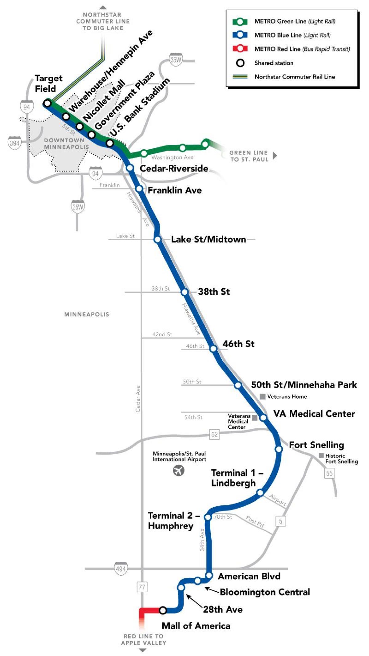 blue line der dc metro map
