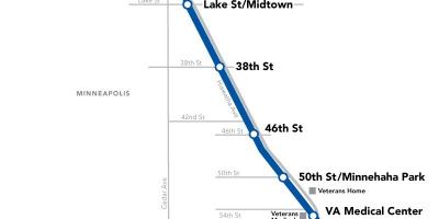 Blue line der dc metro map