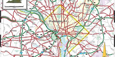 Washington dc, U street map-overlay