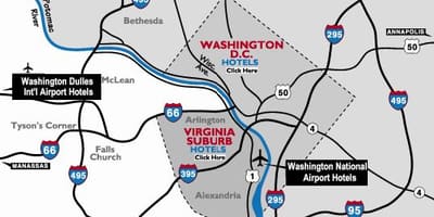 Washington dc Flughäfen in der Umgebung anzeigen