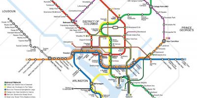 Washington public Transport map